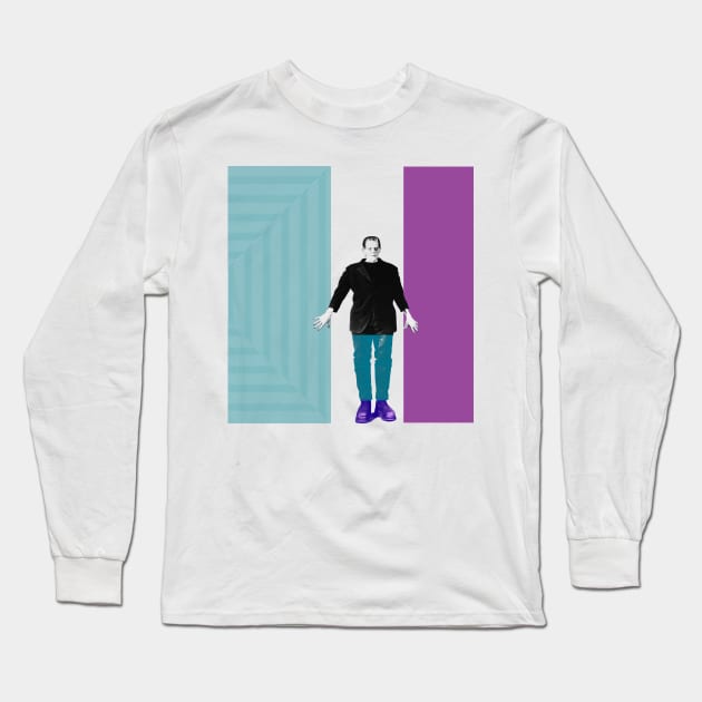 Monster between two walls Long Sleeve T-Shirt by Dez53